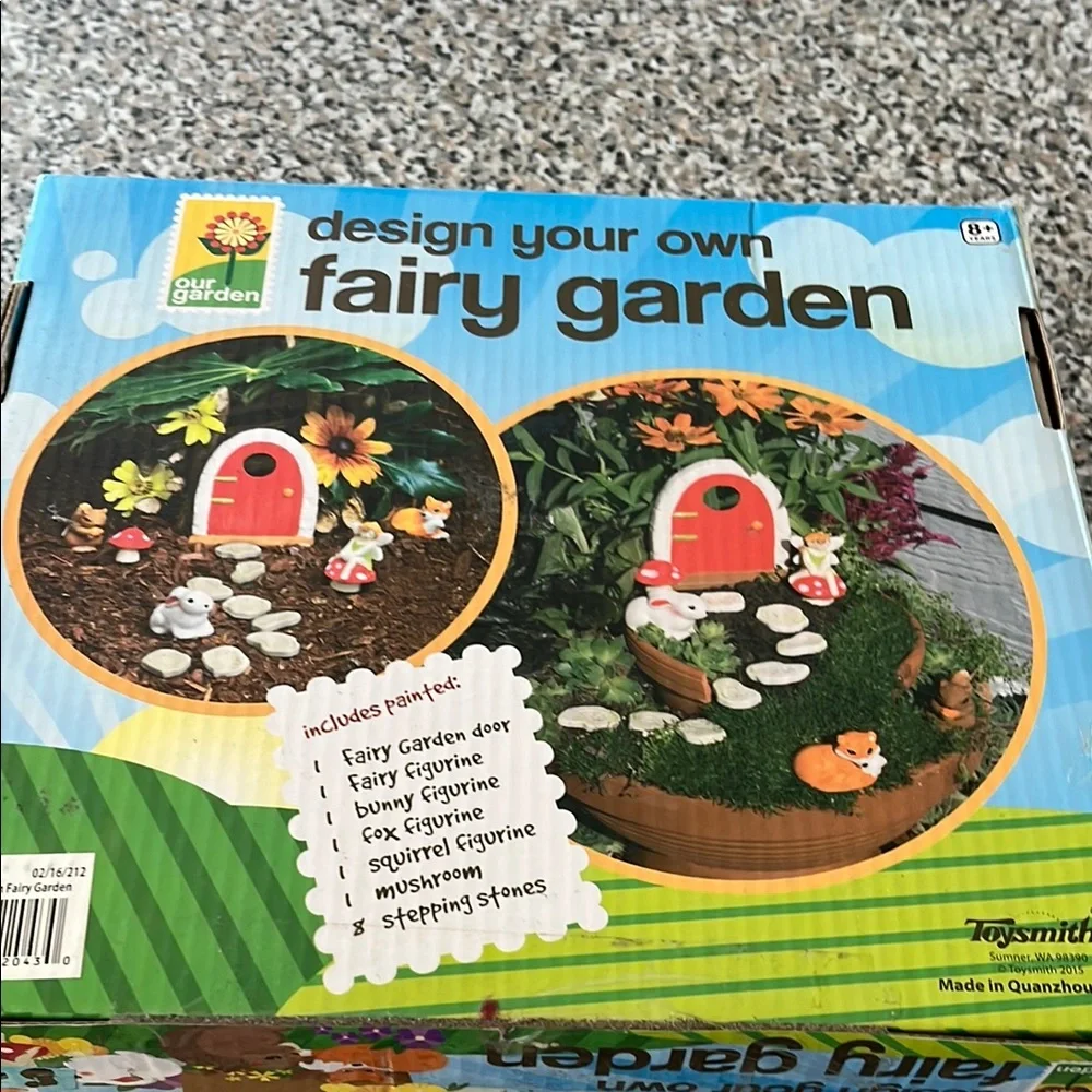 Fairy Garden Kit with Red Door and Cute Animals